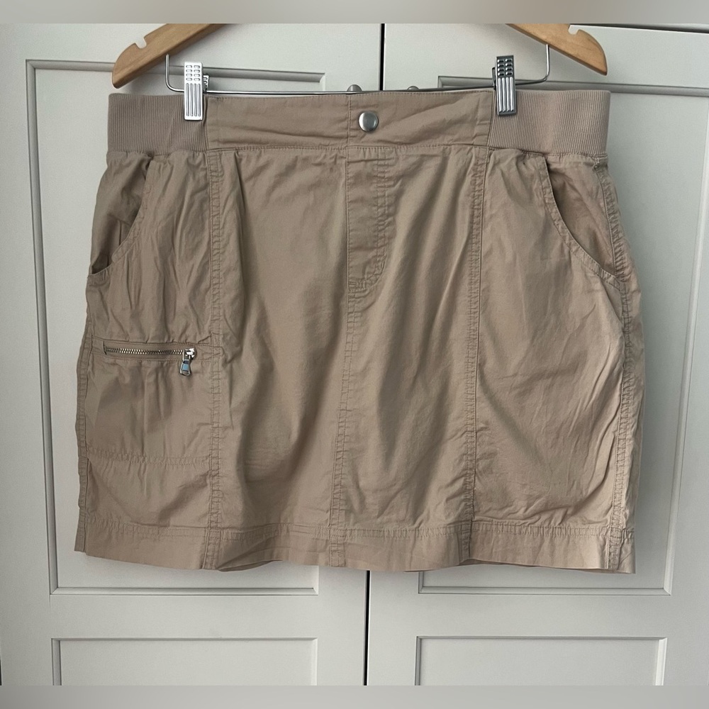 Rafaella comfort cotton skort size 12 beige